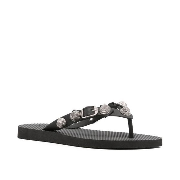 Balenciaga Cagole studded flip flops almost new great condition! - Picture 3 of 7
